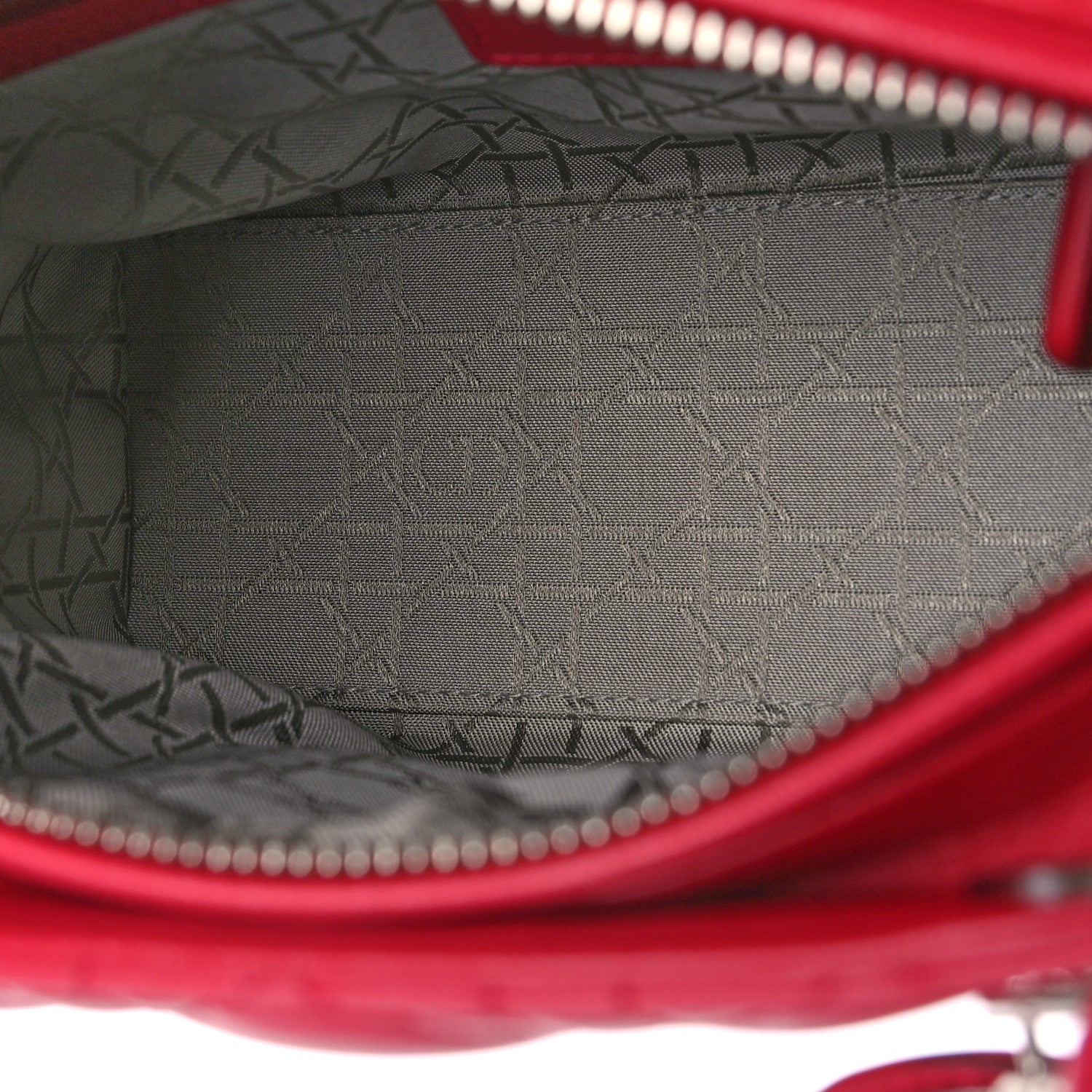 Christian Dior Lambskin Cannage Medium Lady Dior Fuchsia 5 of 9