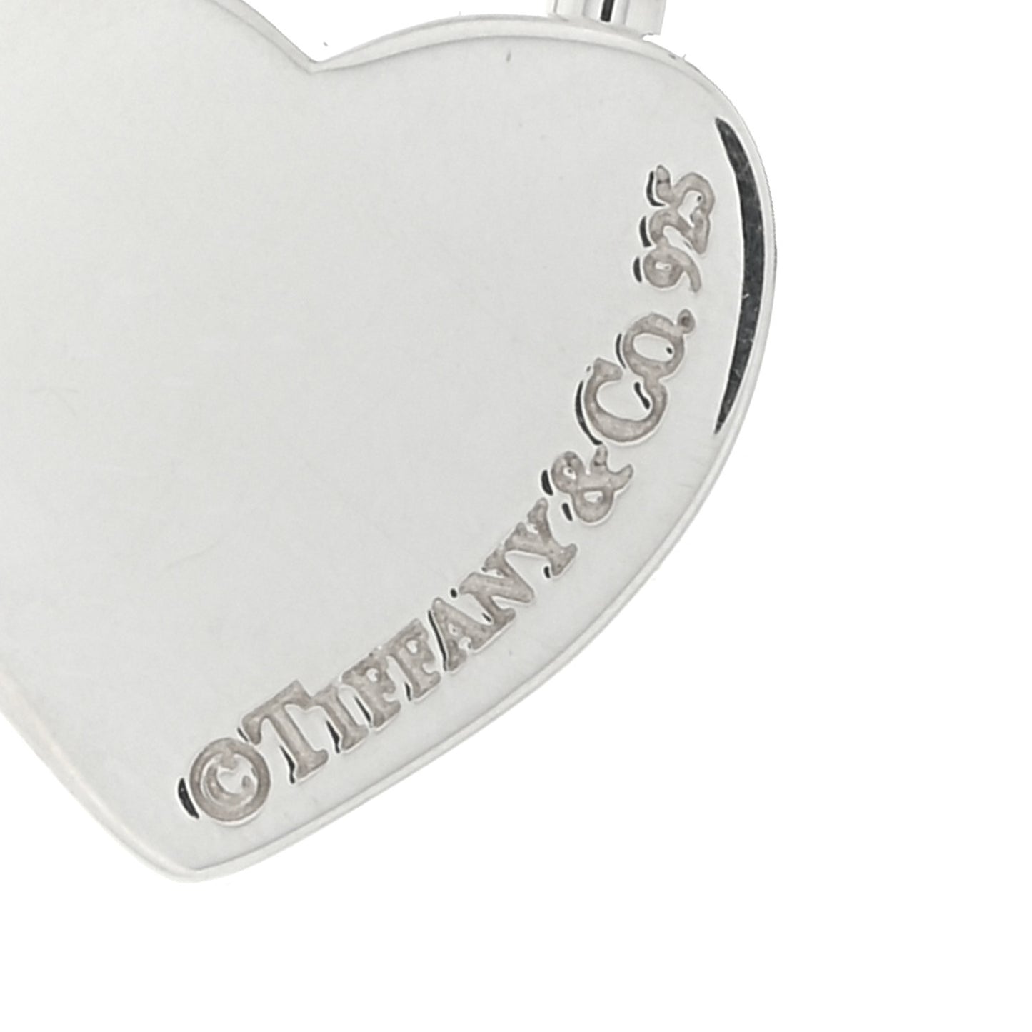 Sterling Silver Notes Heart Lock Charm
