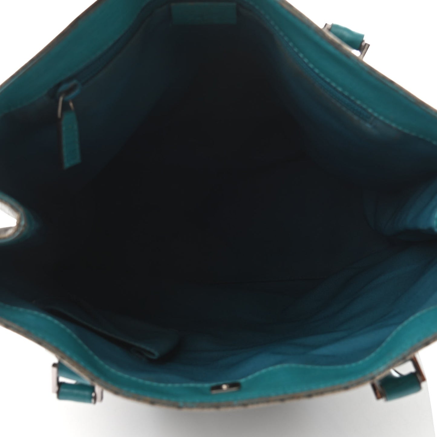 GG Plus Monogram Small Vertical Tote Turquoise