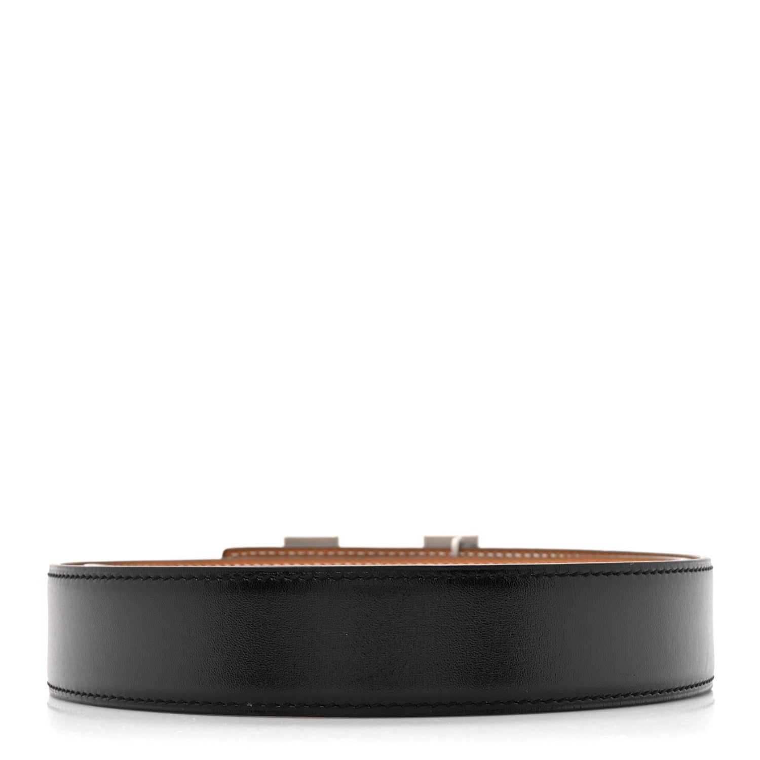 Hermes Box Swift 24mm Mini Constance H Belt 82 Black Gold 2 of 6