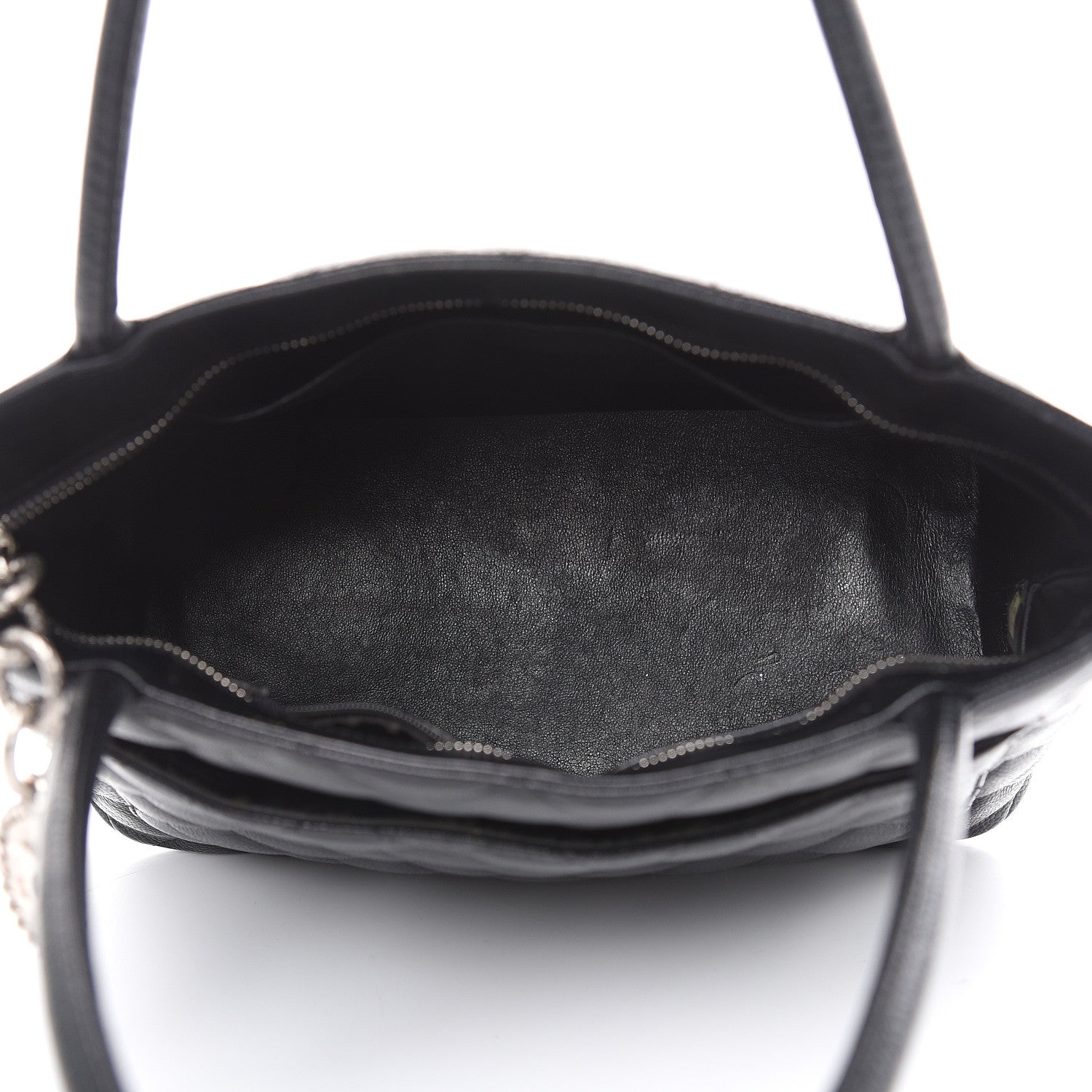 Chanel Caviar Quilted Medallion Tote Black 5 of 18