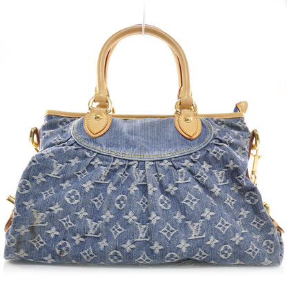 Louis Vuitton Denim Neo Cabby MM Blue 1 of 9