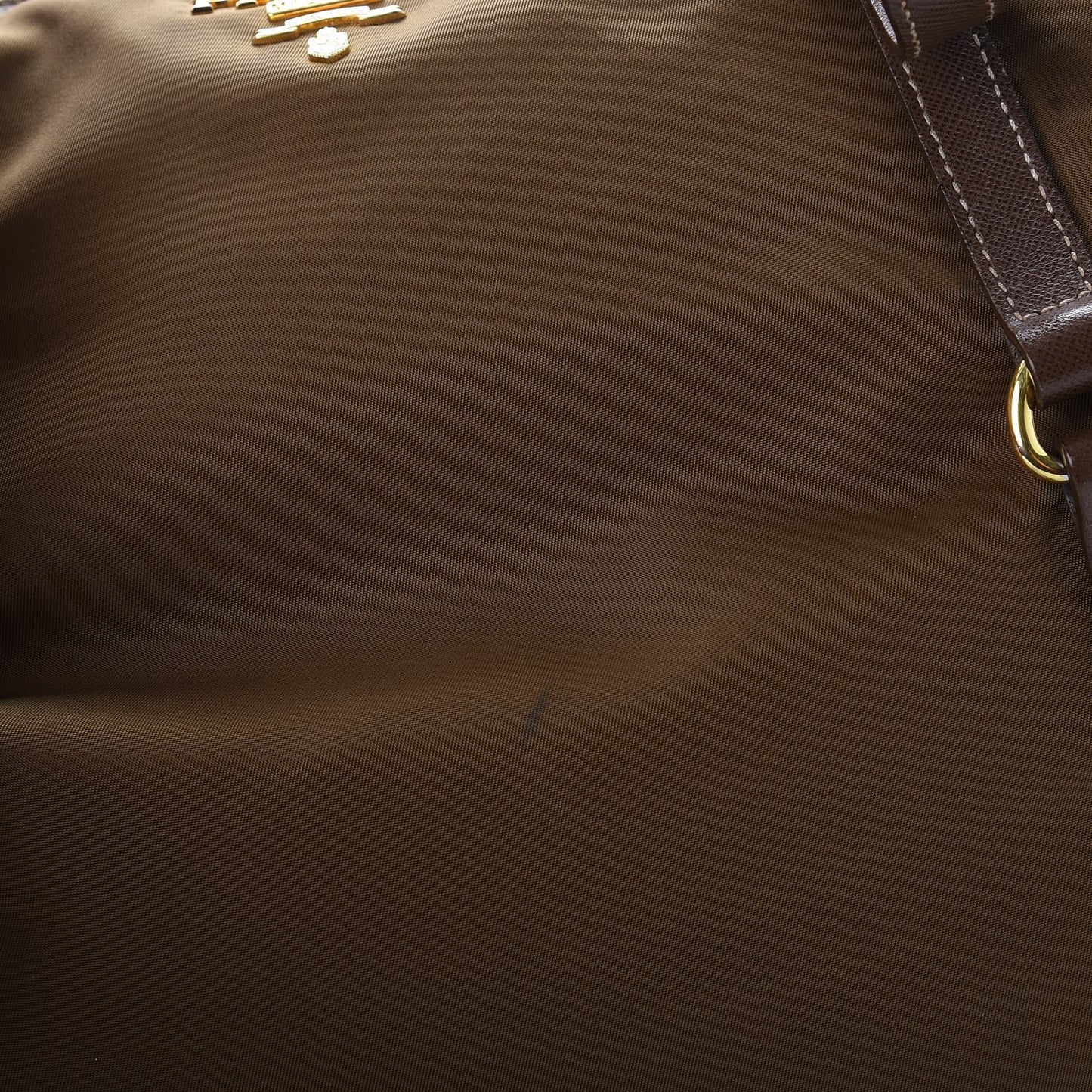 Tessuto Nylon Saffiano Tote Corinto