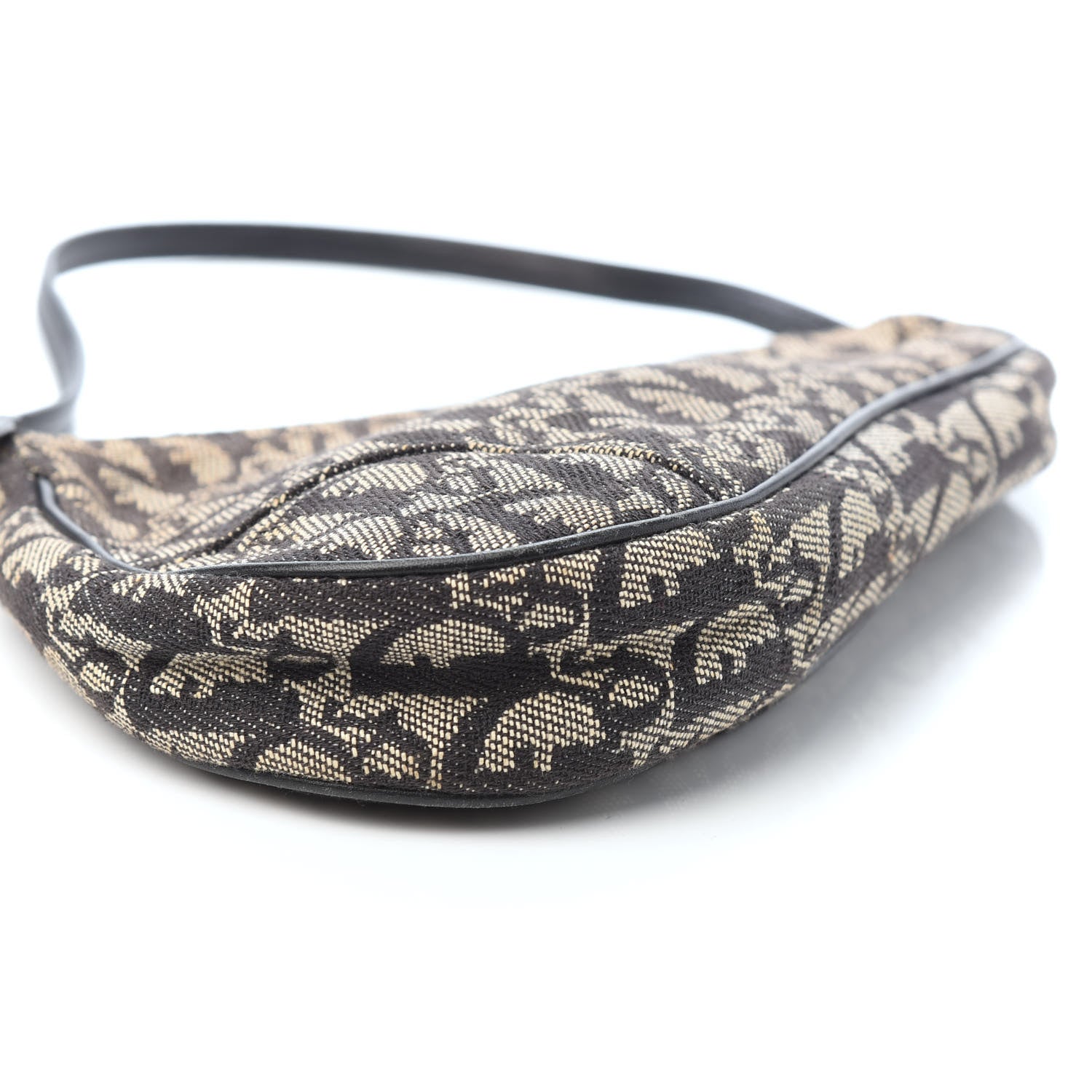 Christian Dior Monogram Mini Saddle Pochette Black 8 of 9