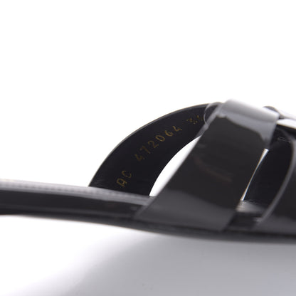 Saint Laurent Vitello Vernice Nu Pied 05 Sandal 36 Fog 8 of 10