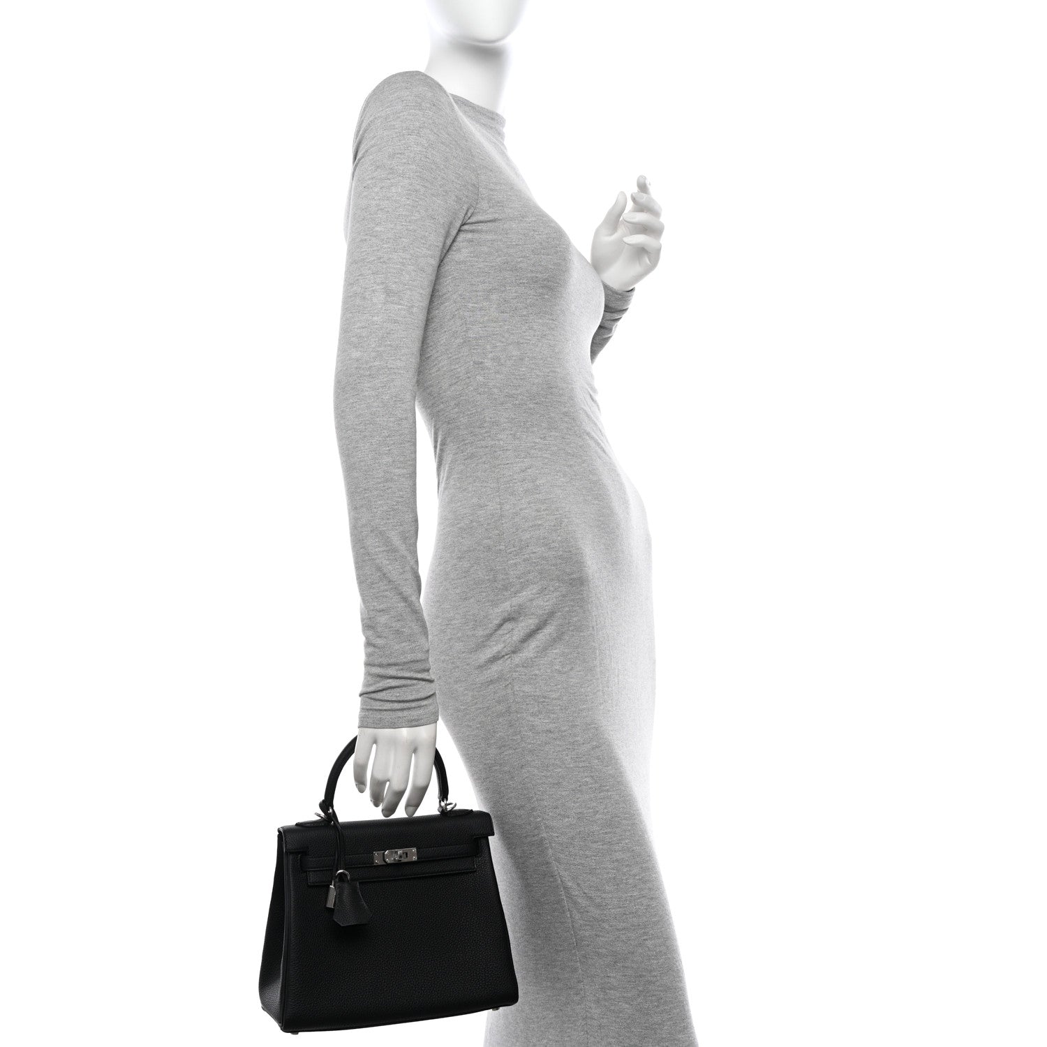 Hermes Togo Kelly Retourne 25 Black 2 of 11
