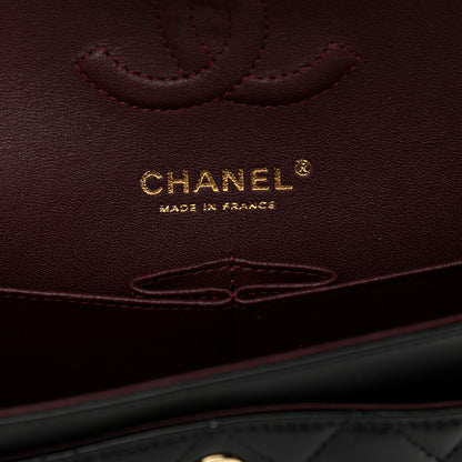 Chanel Lambskin Quilted Small Double Flap Black 6 of 11