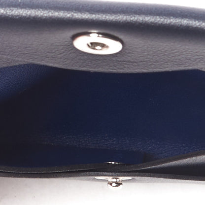 Hermes Sikkim Verso Bastia Coin Purse Bleu Nuit Bleu Saphir 4 of 7