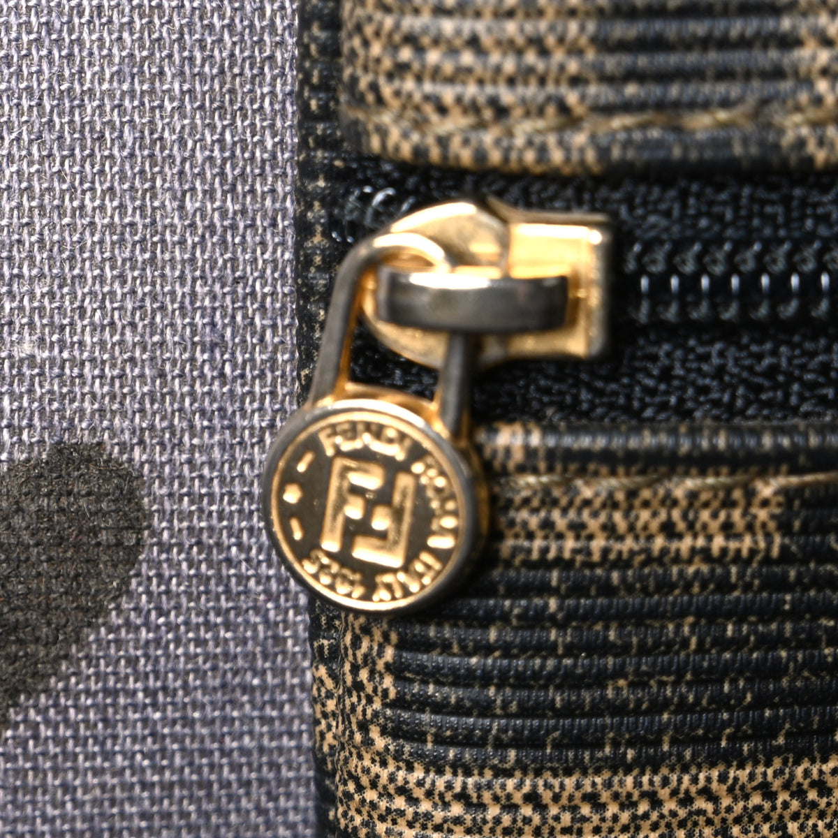 Fendi Zucca Shopping Tote Tobacco 12 of 12