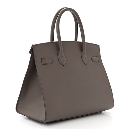 Hermes Epsom Birkin Sellier 30 Etain 3 of 11