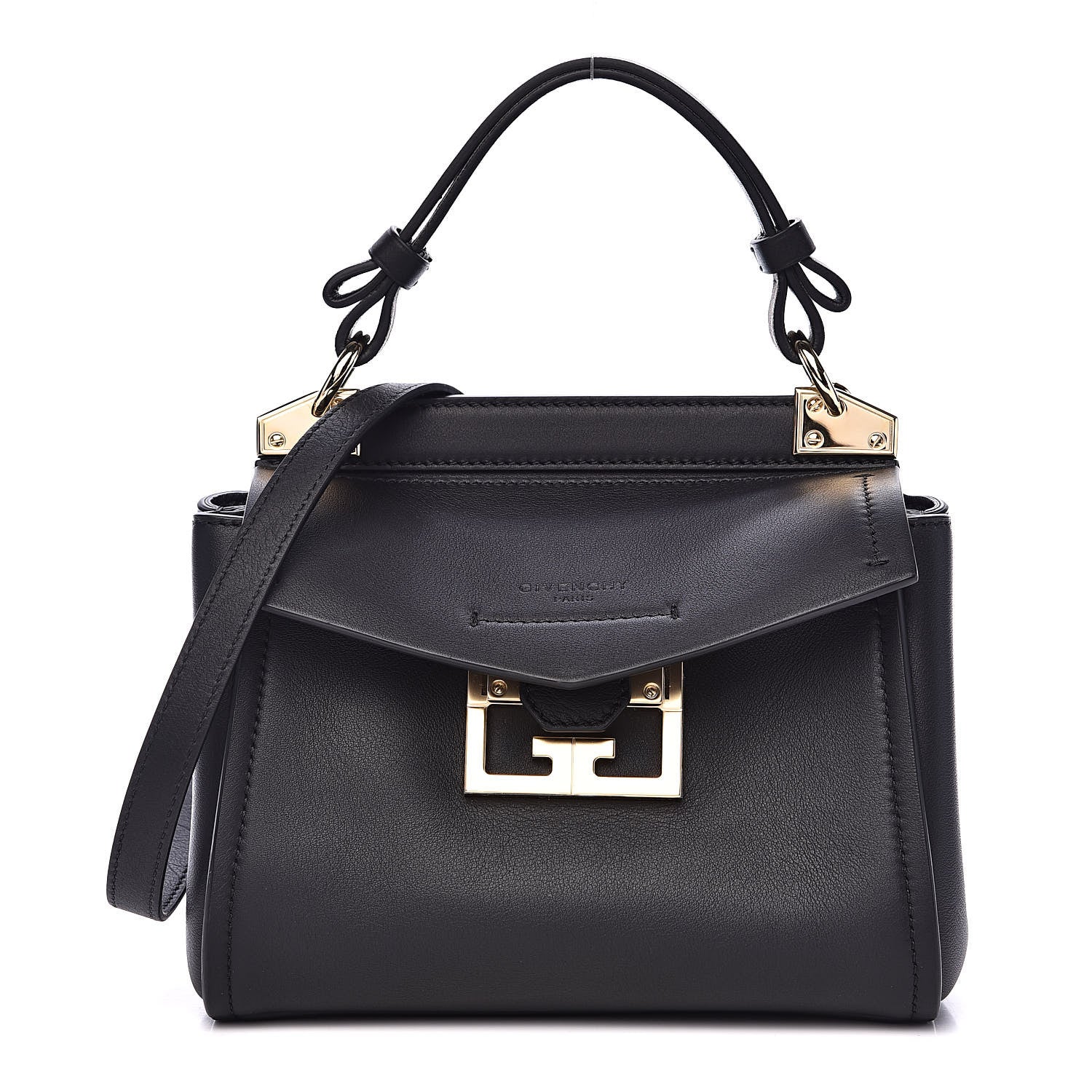 Givenchy Calfskin Mini Mystic Shoulder Bag Black 1 of 10