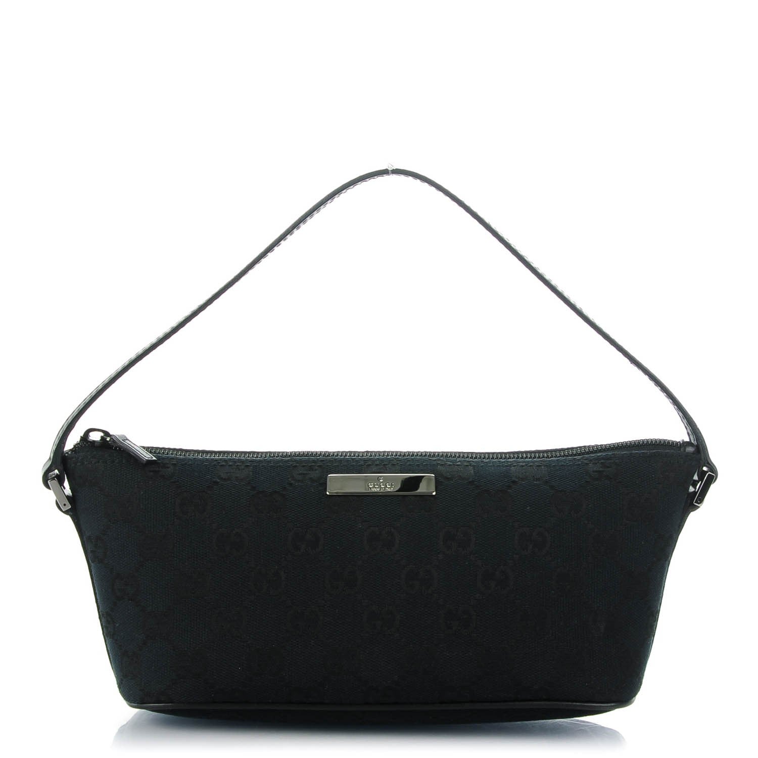 Gucci Monogram Boat Pochette Black 1 of 7