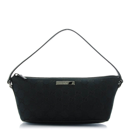 Gucci Monogram Boat Pochette Black 1 of 7