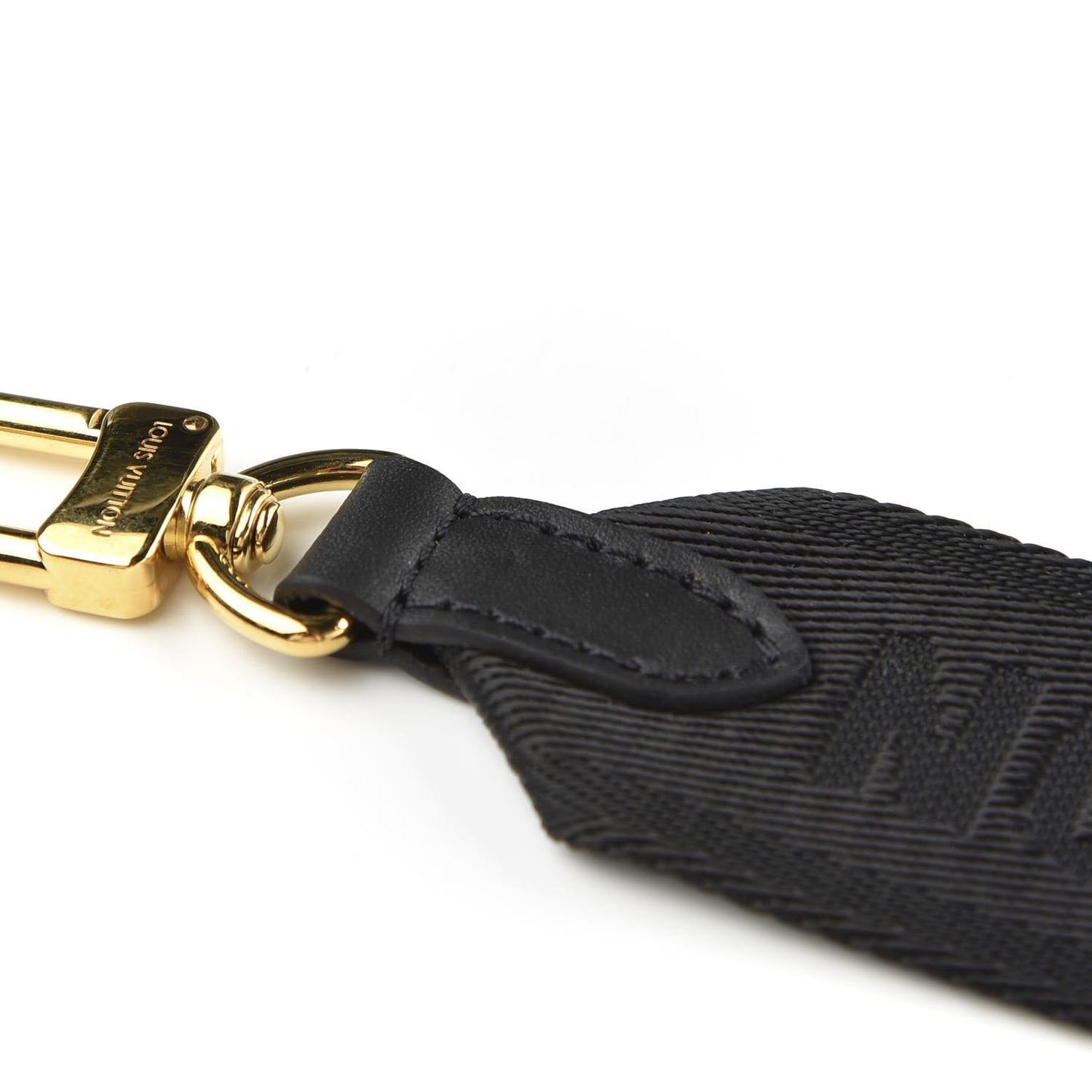 Nylon Petite Malle Souple Shoulder Strap Black