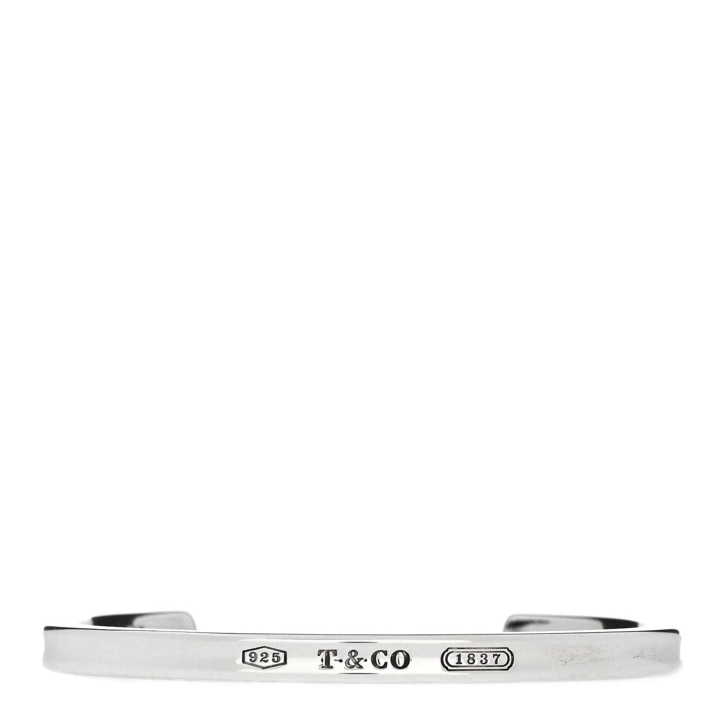Sterling Silver Narrow 1837 Cuff Bracelet