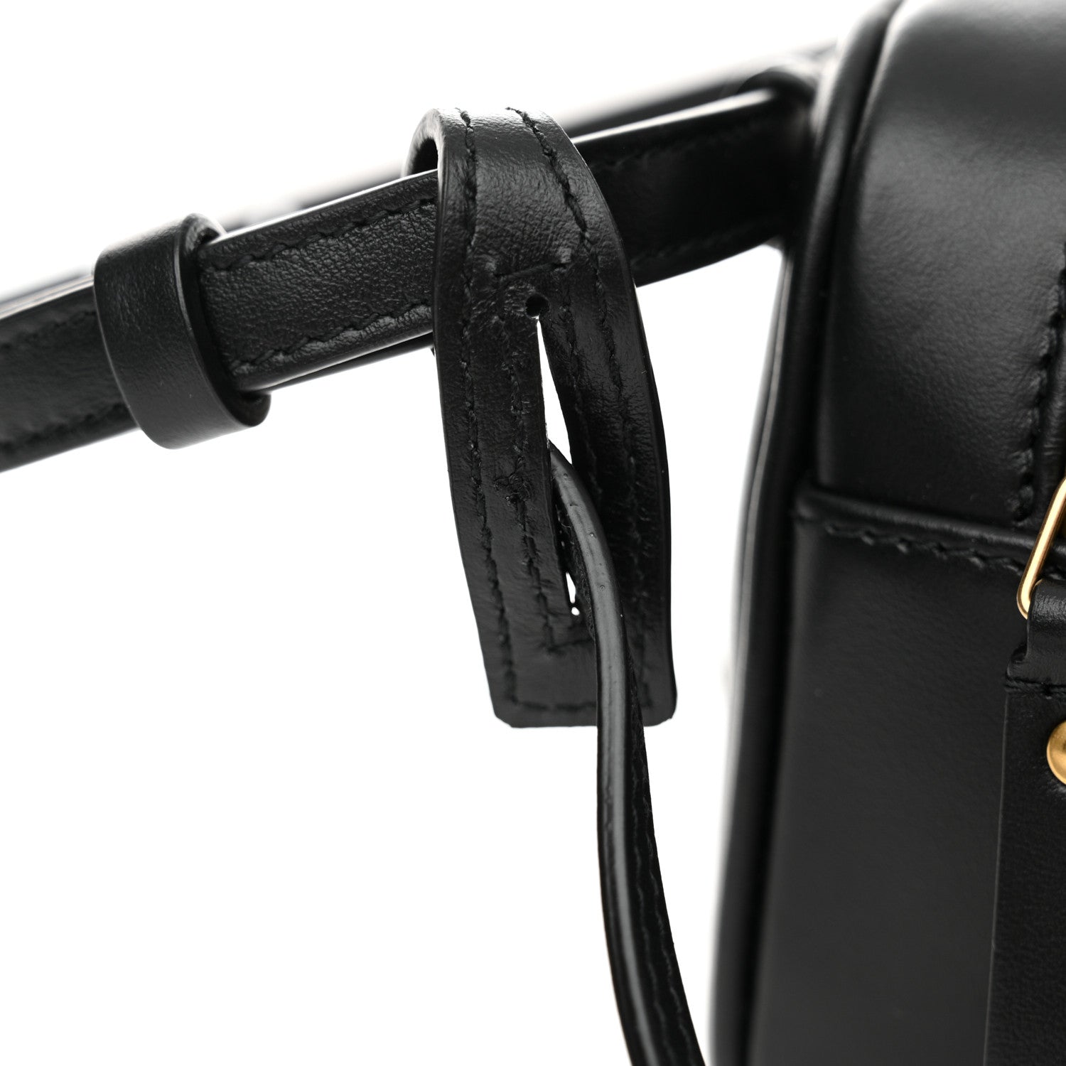 Saint Laurent Calfskin Matelasse Monogram Lou Belt Bag Black 11 of 12