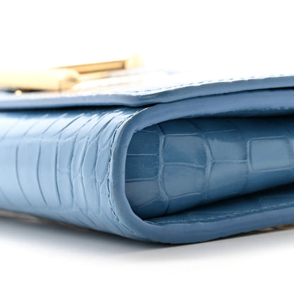 Louis Vuitton Crocodile Twist Chain Wallet Bleuet 10 of 10
