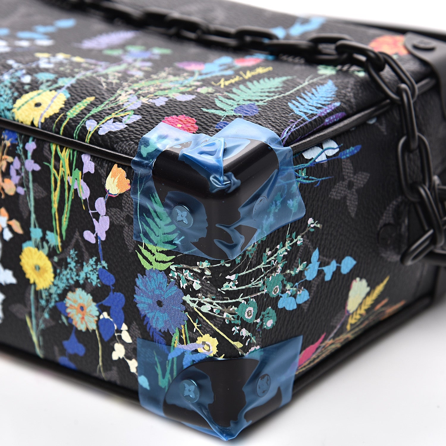 Louis Vuitton Monogram Eclipse Flower Print Mini Soft Trunk 7 of 9