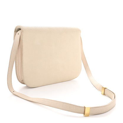 Celine Goatskin Medium Classic Box Flap Bag White 3 of 13