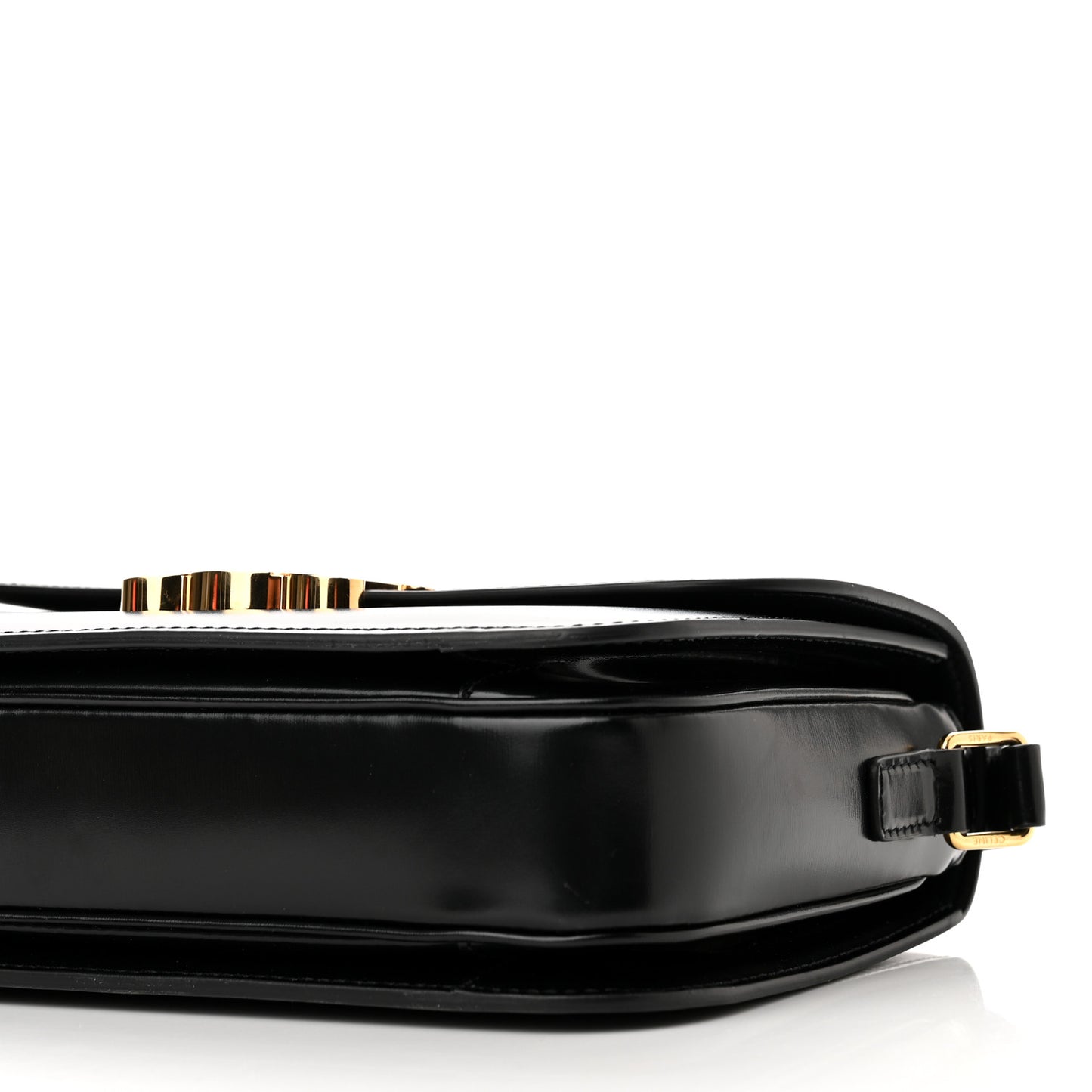 Shiny Calfskin Medium Triomphe Black