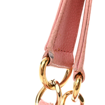 Chanel Caviar Quilted Petit Shopping Tote PST Pink 15 of 18