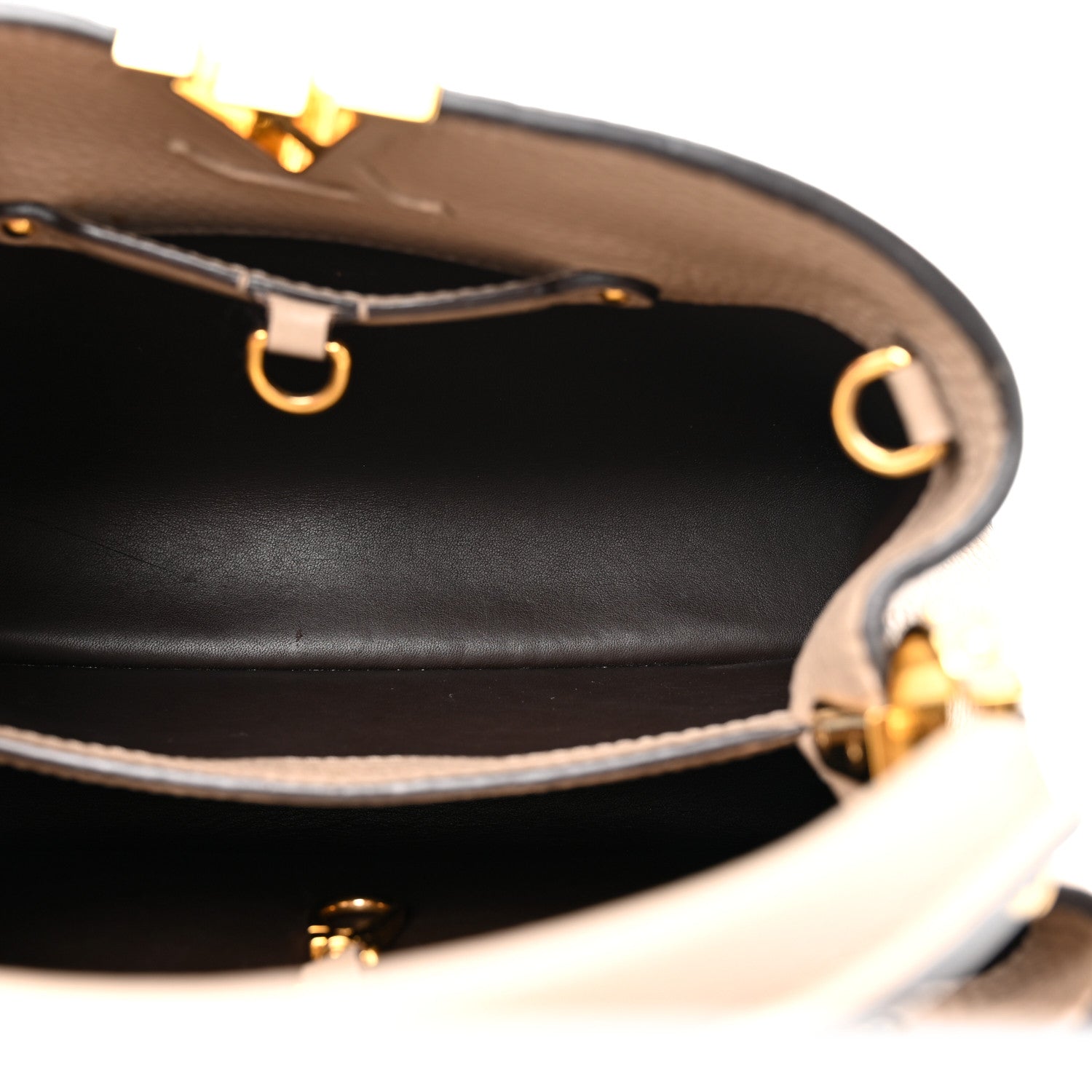 Louis Vuitton Taurillon Capucines BB Galet 5 of 14