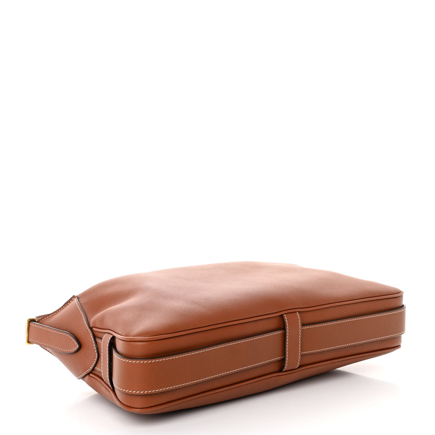 Supple Calfskin Medium Romy Shoulder Bag Tan