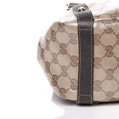 Gucci Crystal Monogram Medium Abbey Shoulder Bag Dark Brown 8 of 9