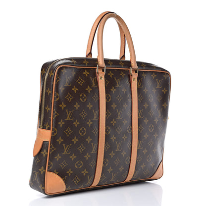 Louis Vuitton Monogram Porte-Documents Voyage Briefcase 3 of 12