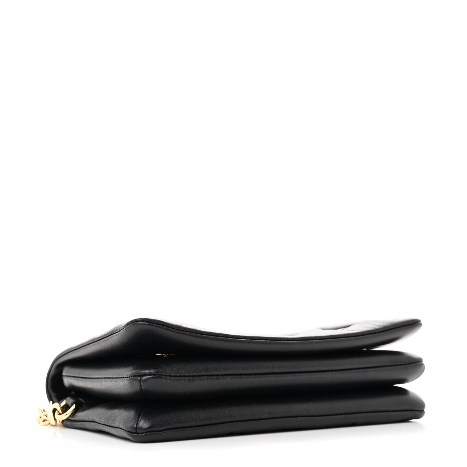 Louis Vuitton Lambskin Embossed Monogram Pochette Coussin Black 4 of 10