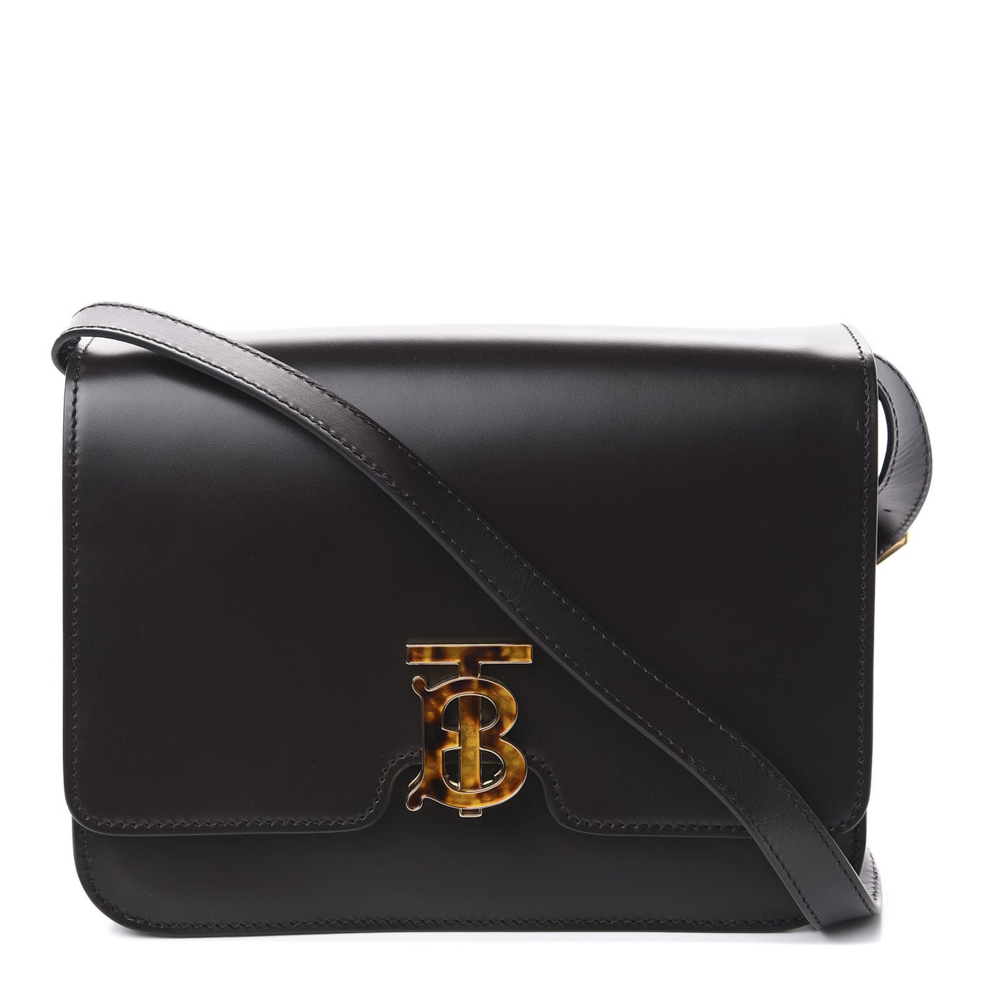 Calfskin Medium TB Bag Coffee