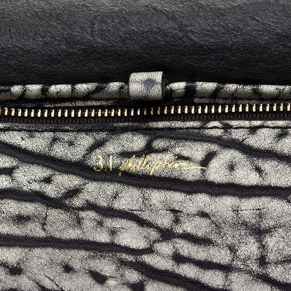 3.1 Phillip Lim Shark Embossed Calfskin 31 Hour Bag Black Cream 8 of 12