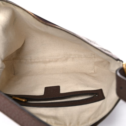 Gucci GG Supreme Monogram Web Small Ophidia Half Moon Hobo Brown 6 of 16