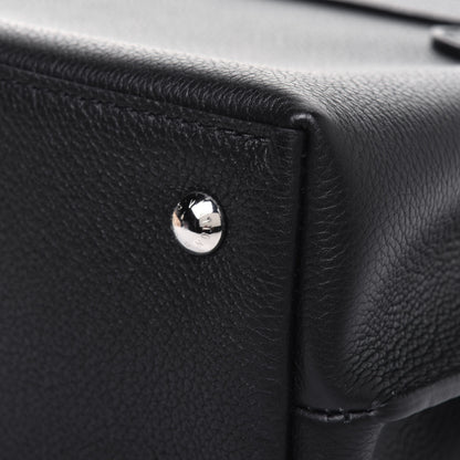 Louis Vuitton Calfskin Lockme Ever BB Black 17 of 20