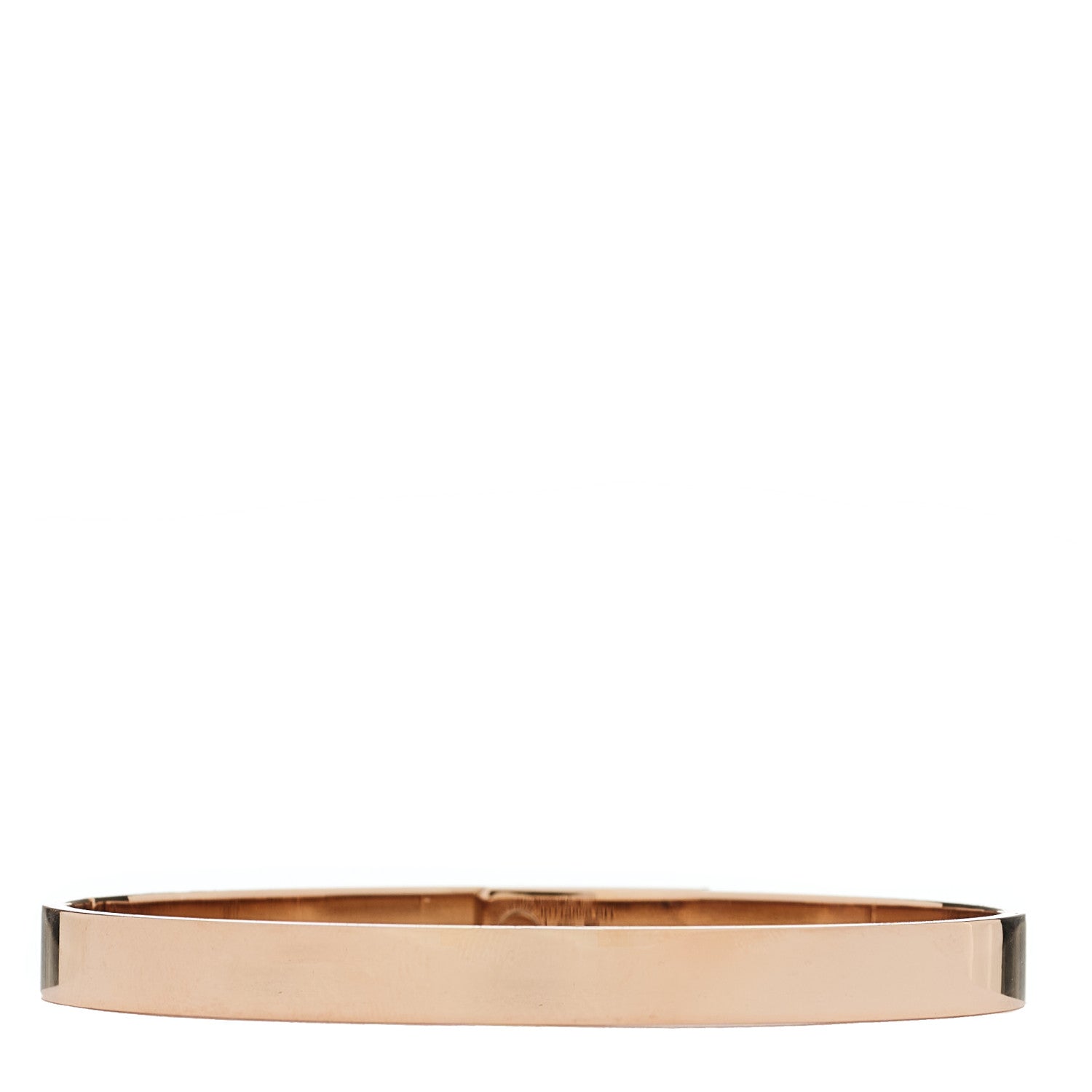 Hermes 18K Rose Gold Diamond PM Kelly Bracelet SH 2 of 4