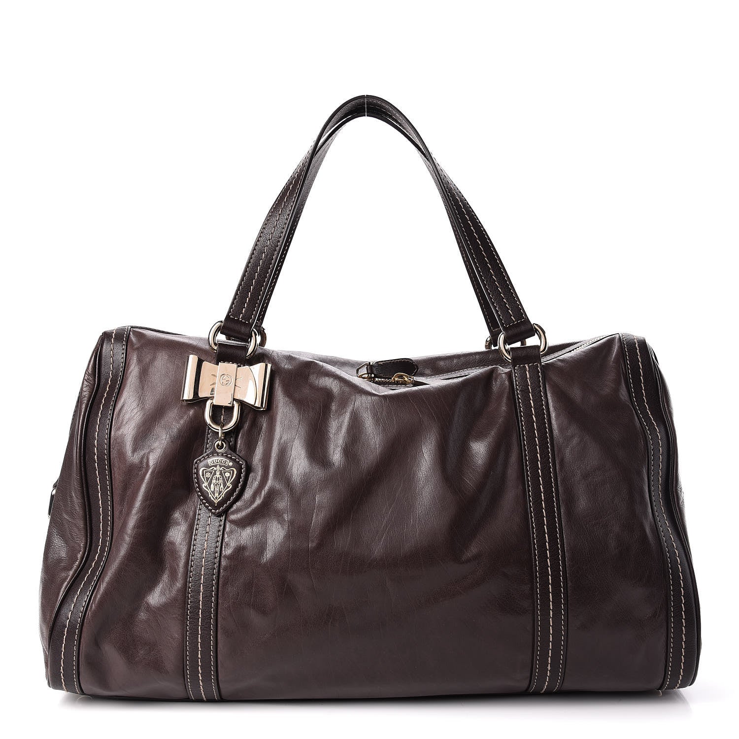 Gucci Nappa Medium Duchessa Boston Brown 1 of 9