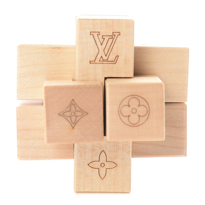 Louis Vuitton Le Pateki Wood Cube Puzzle VIP Gift 1 of 5