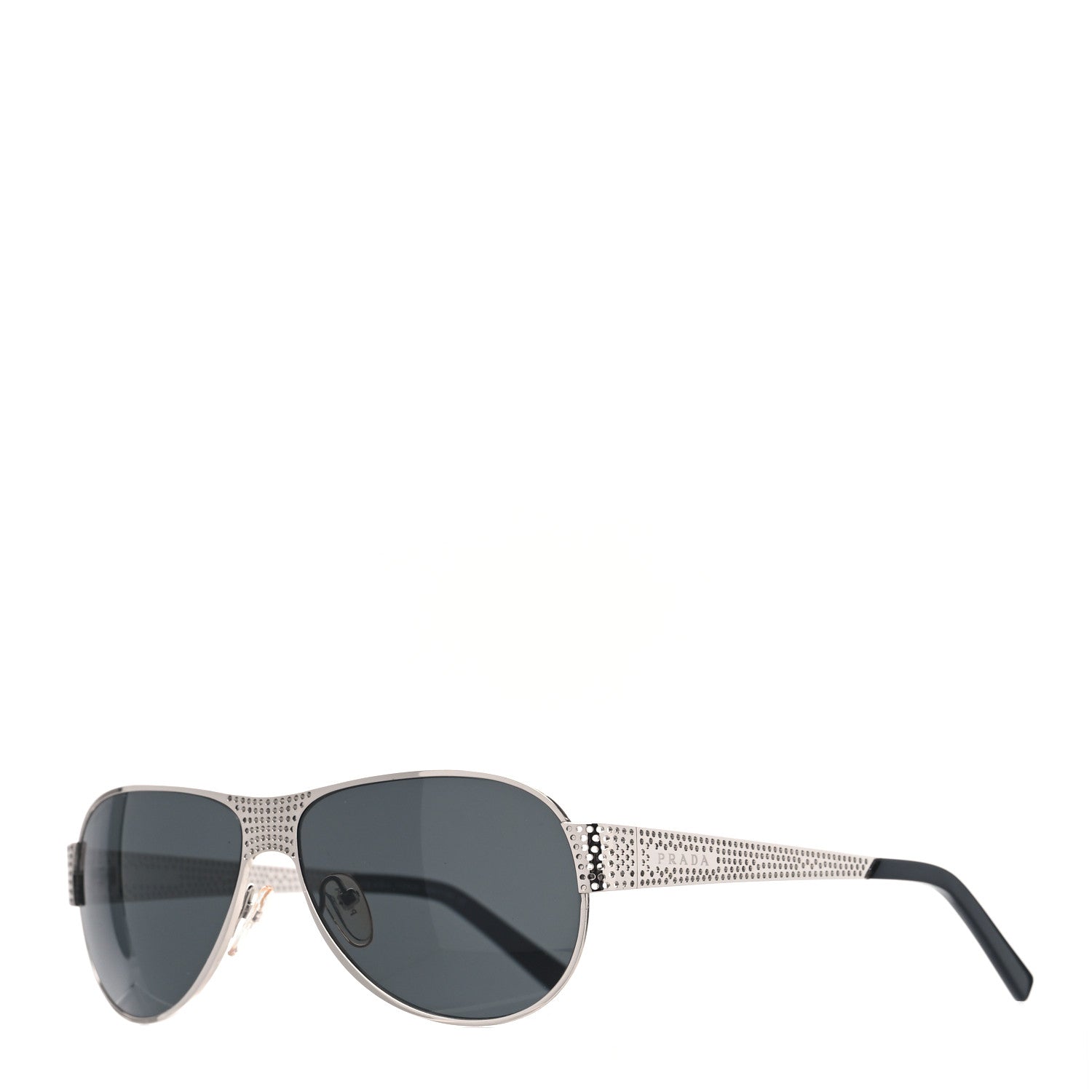 Prada Titanium Sunglasses SPR531 Silver 1 of 8