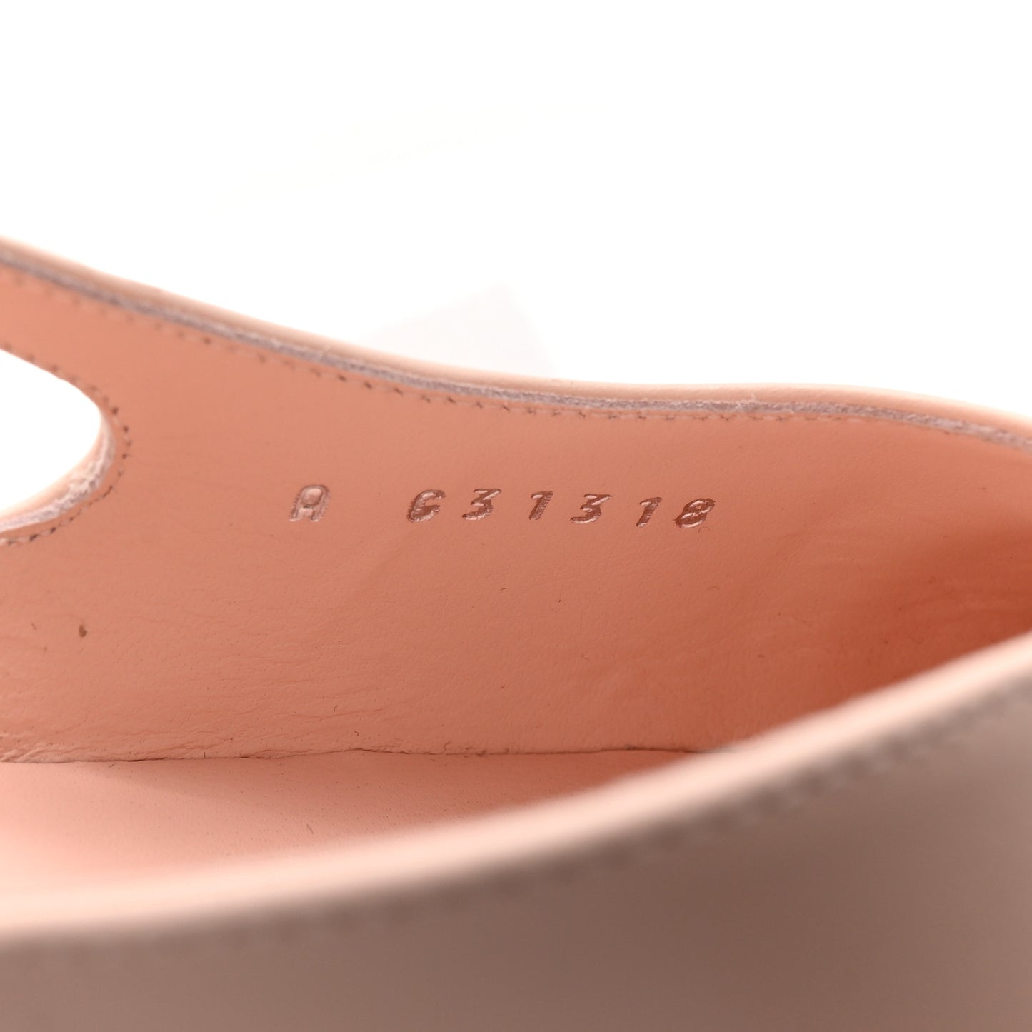 Calfskin Grosgrain Cap Toe CC Slingback Pumps 39.5 Light Pink Black