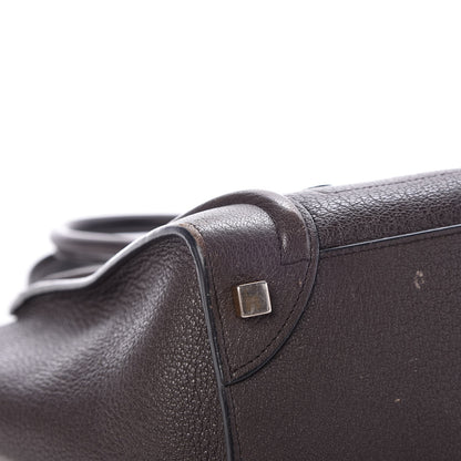 Celine Goatskin Micro Luggage Dark Taupe 13 of 18