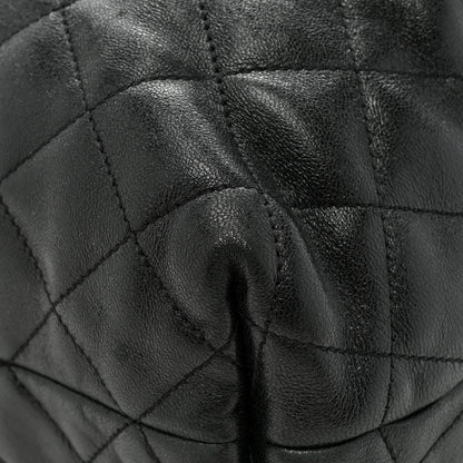 Saint Laurent Lambskin Quilted Maxi Icare Shopping Tote Black 15 of 17