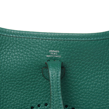 Hermes Taurillon Clemence Amazone Evelyne TPM Vert Vertigo 6 of 11