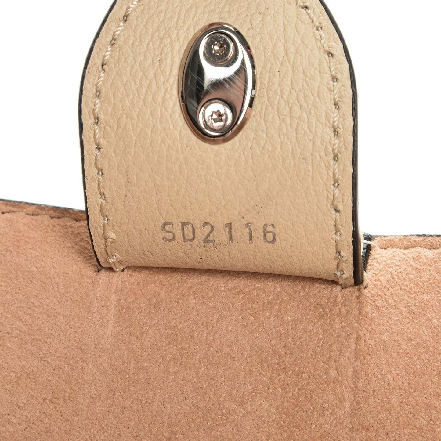 Calfskin Lockme Cabas Vanille Black