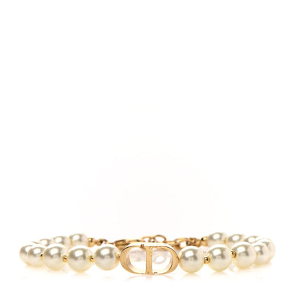 Christian Dior Pearl 30 Montaigne Bracelet Gold 1 of 5