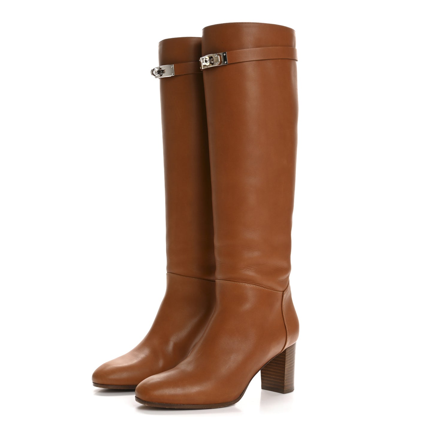 Heritage Calfskin Story Boots 39 Naturel
