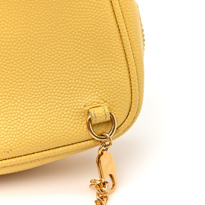 Saint Laurent Grain De Poudre Matelasse Monogram Baby Lou Camera Bag Light Chartreuse 11 of 13