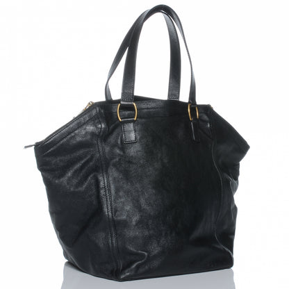 Saint Laurent Leather Large Downtown Tote Black 3 of 7