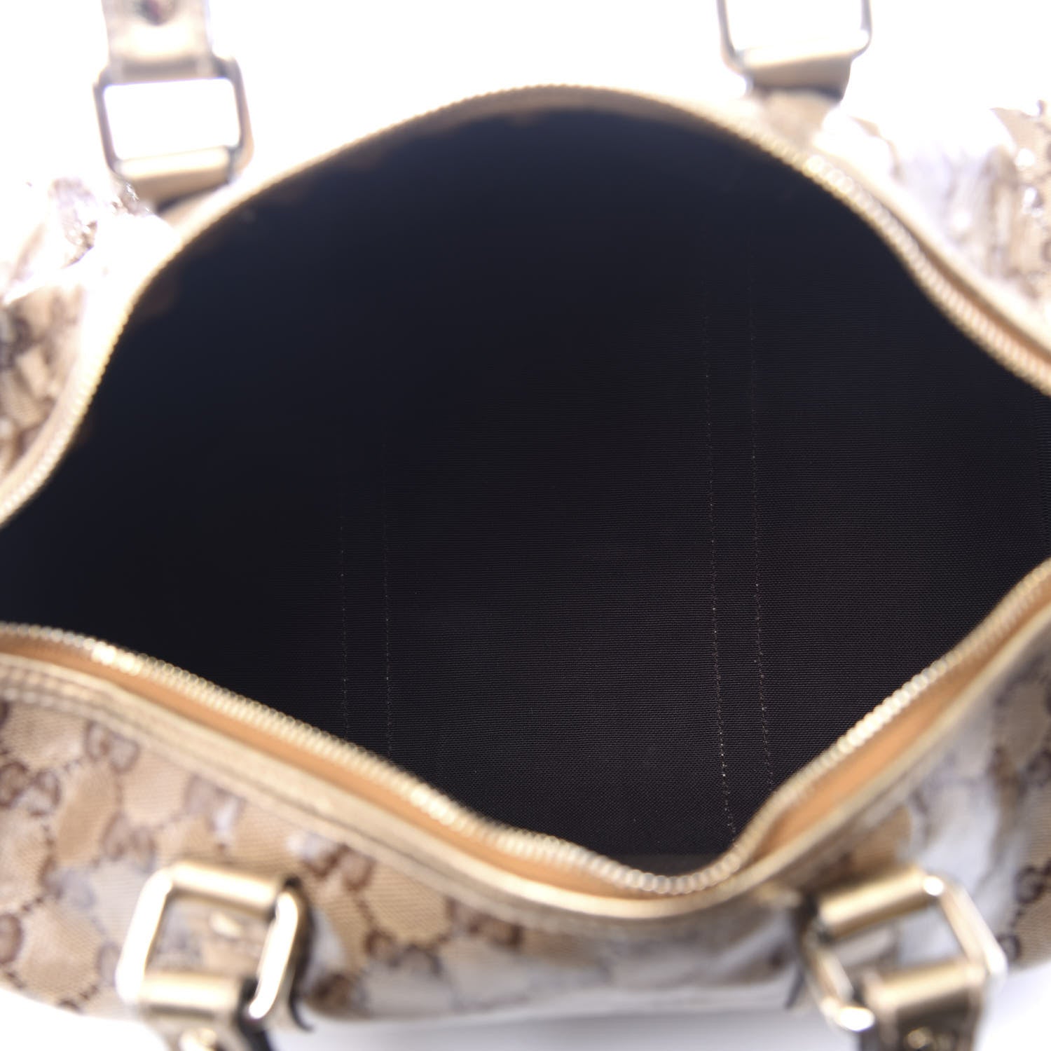 Gucci Crystal Monogram Medium Joy Boston Bronze 4 of 9
