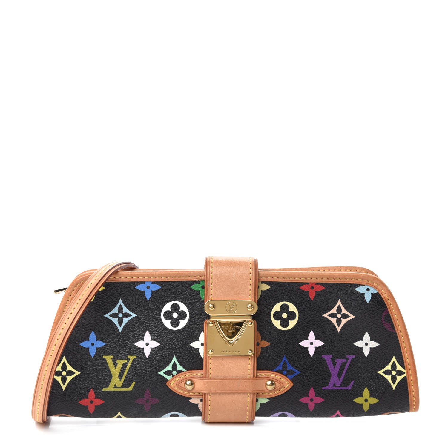 Louis Vuitton Monogram Multicolor Shirley Black 1 of 9