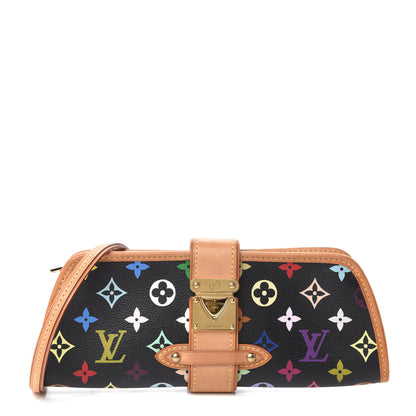 Louis Vuitton Monogram Multicolor Shirley Black 1 of 9